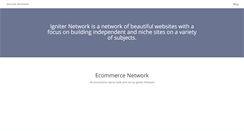 Desktop Screenshot of igniternetwork.com